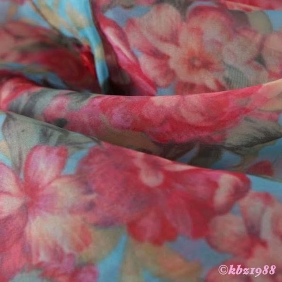 Brand New! Zara Puff Sleeve Statement Blouse Floral Organza Bow Tie Neck Pink - Picture 8 of 14